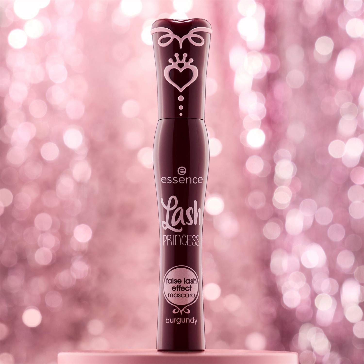 Essence Lash PRINCESS Mascara Effetto Ciglia Finte Burgundy 12ml - Volume e Lunghezza con Scovolino Conico