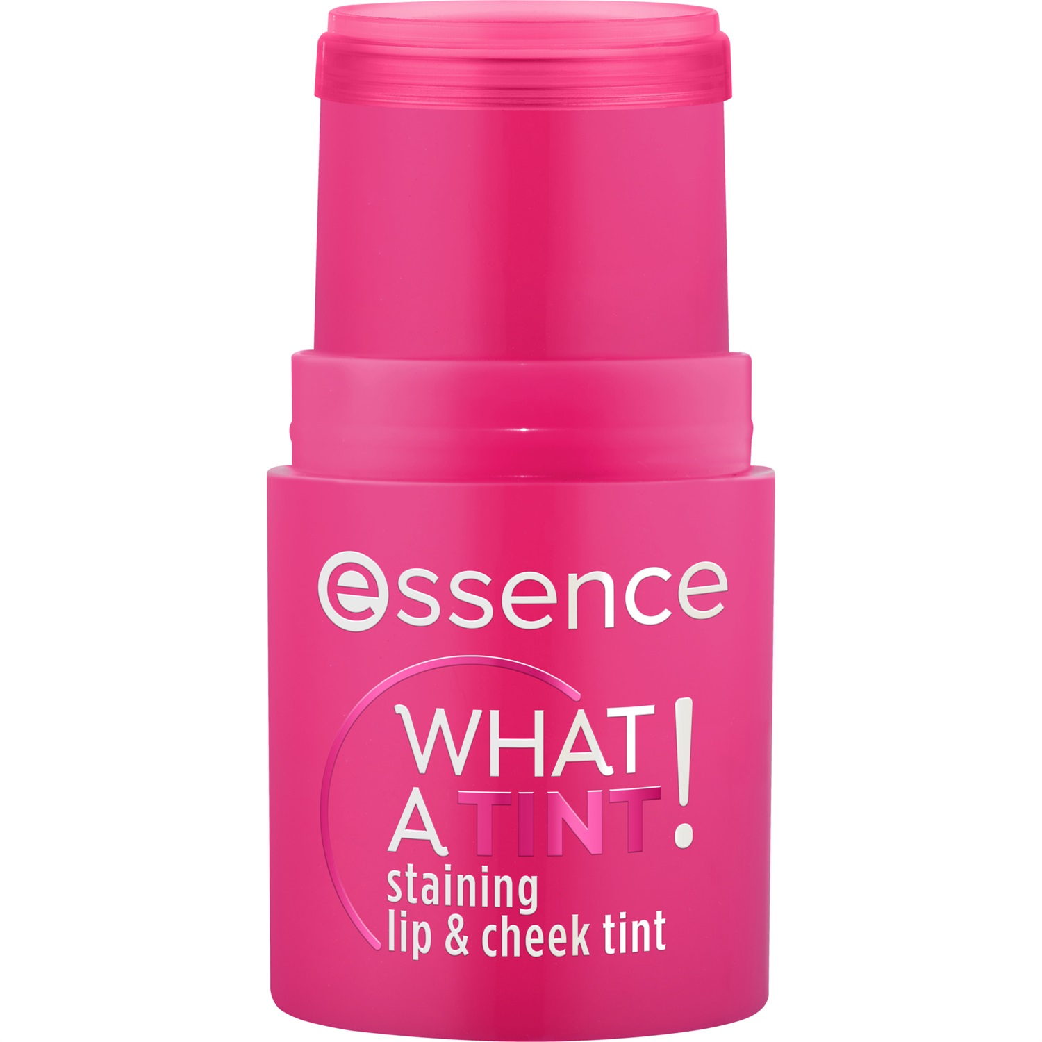 Essence WHAT A TINT! Tinta Labbra e Guance 5 g Nr. 10 - Raspberry Vibes, Finish Naturale e Texture Balsamica