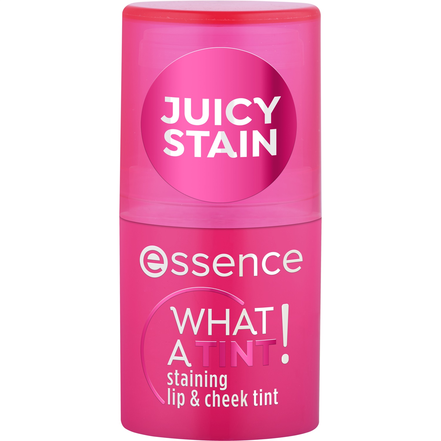 Essence WHAT A TINT! Tinta Labbra e Guance 5 g Nr. 10 - Raspberry Vibes, Finish Naturale e Texture Balsamica
