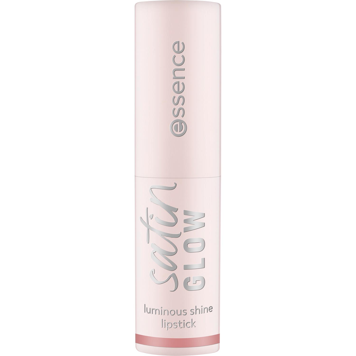 Essence Satin Glow Rossetto Luminoso 3.5 g - 02 Blushin It, Texture Cremosa e Alta Pigmentazione