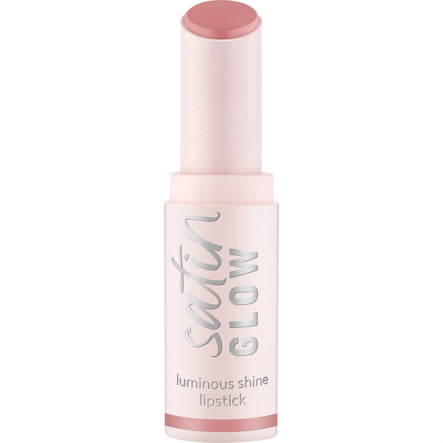Essence Satin Glow Rossetto Luminoso 3.5 g - 02 Blushin It, Texture Cremosa e Alta Pigmentazione