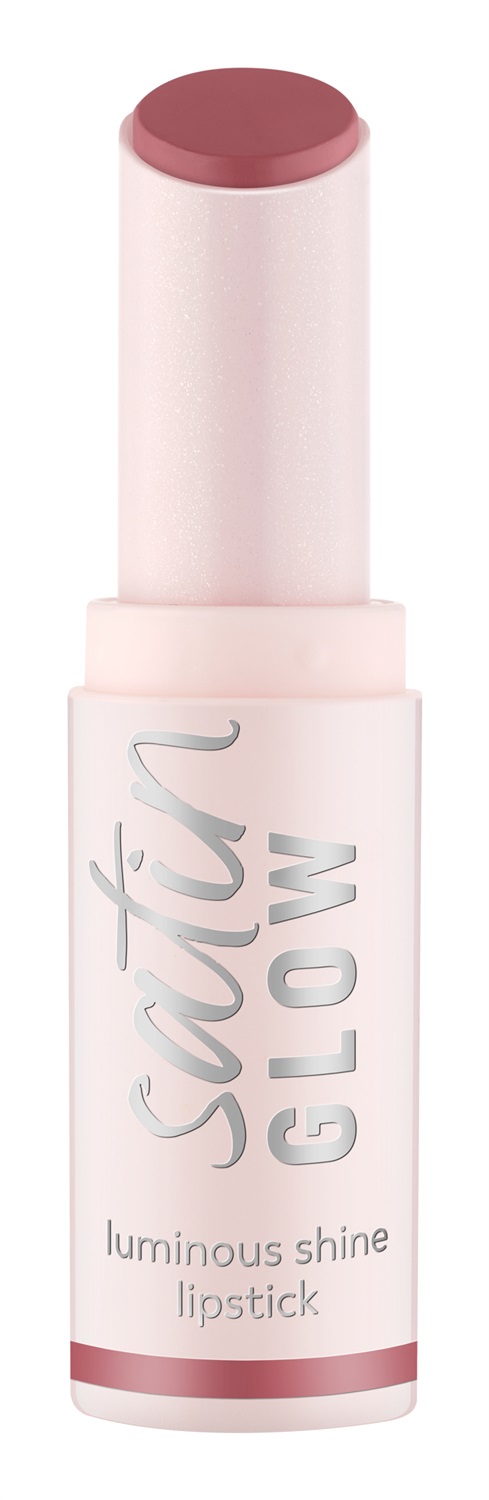 Essence Satin GLOW Rossetto 3.5 g - Luminous Shine Nr. 03 Rose And Shine