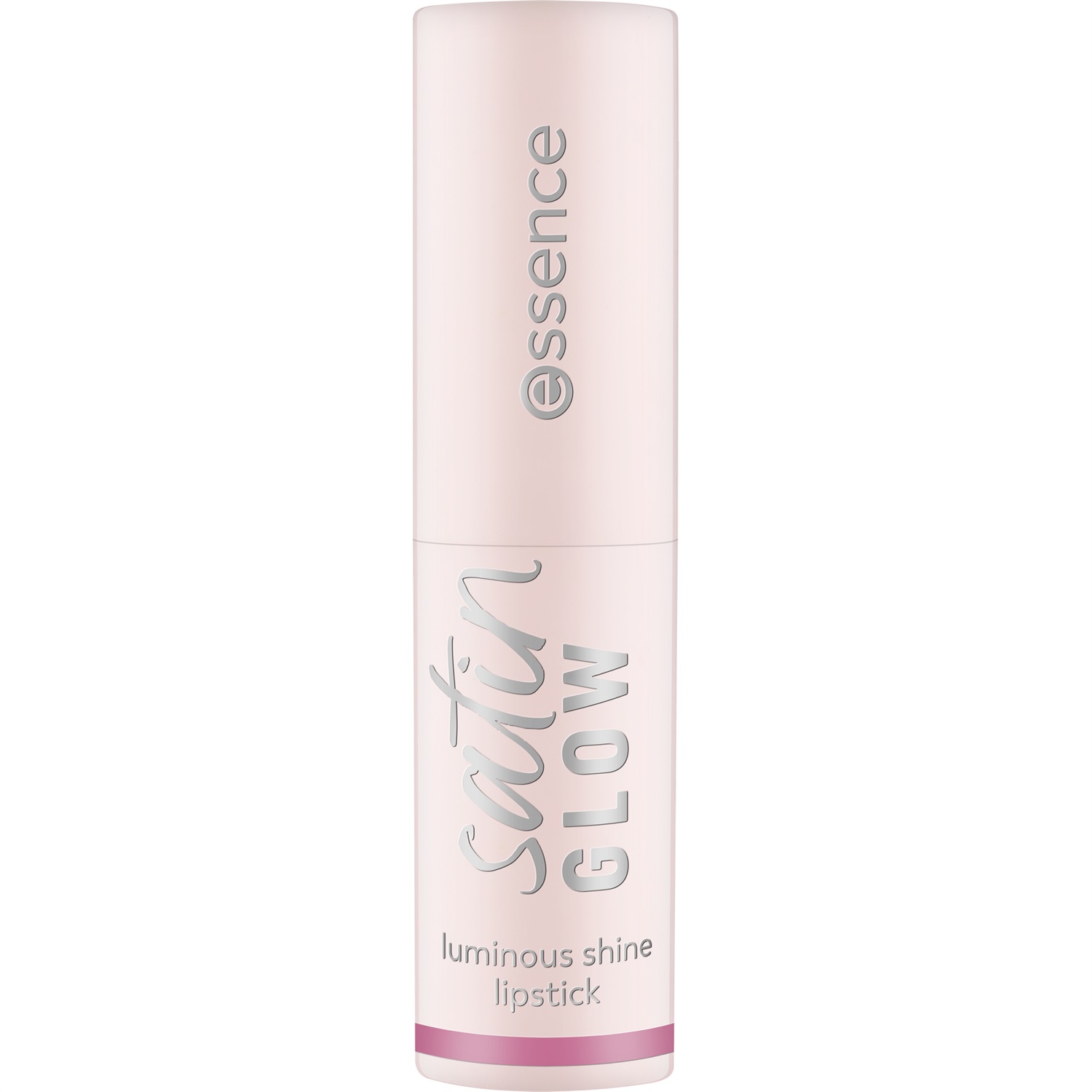 Essence Satin GLOW Rossetto 3.5 g - Luminous Shine, Alta Pigmentazione, Texture Cremosa, Colore Nr. 04 - Let´S Get Mauvin