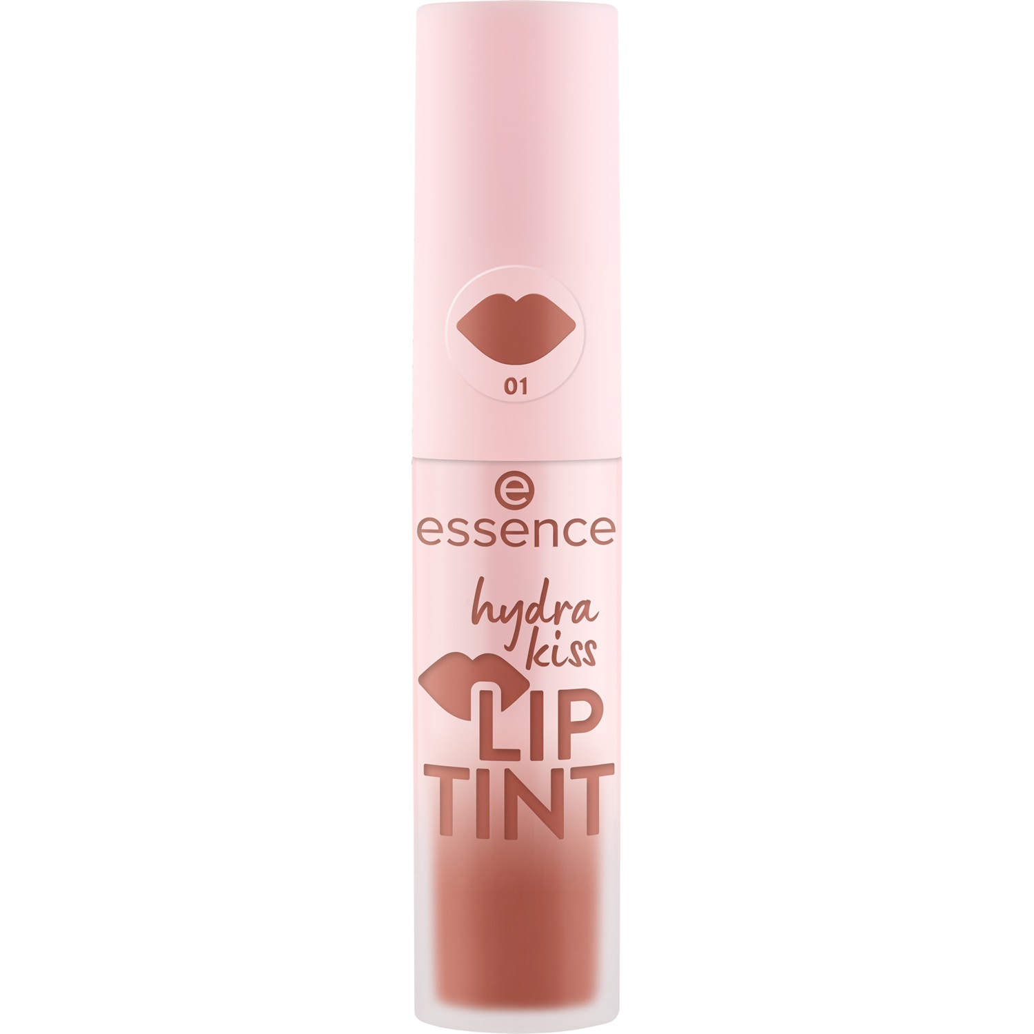 essence hydra kiss LIP TINT - Rossetto liquido 4 ml Nr. 01 Blushing Nude con effetto naturale e lucentezza morbida