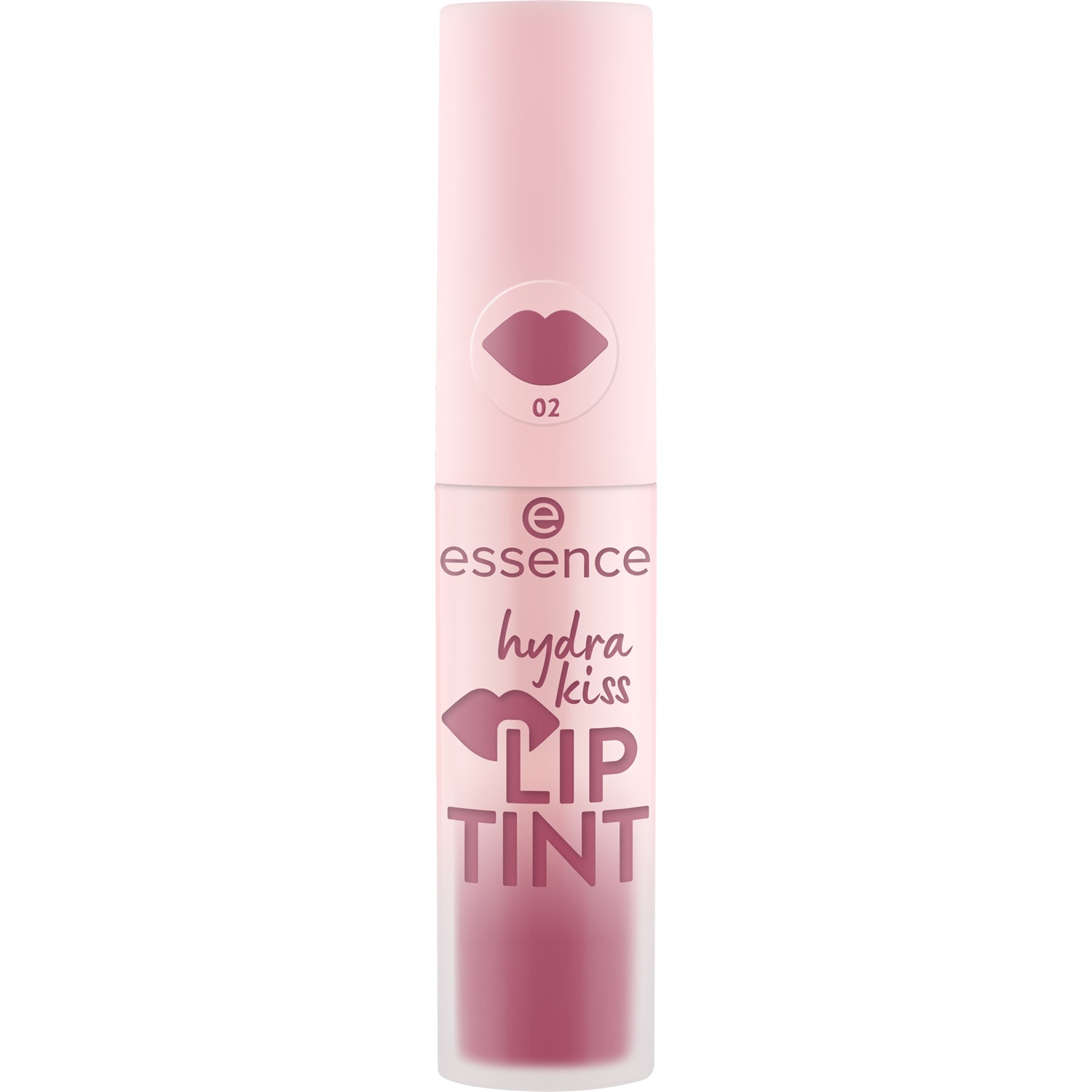 Essence Hydra Kiss Lip Tint 4 ml - 02 Vintage Rose, Formula Leggera con Lucentezza Morbida e Finitura Radiosa