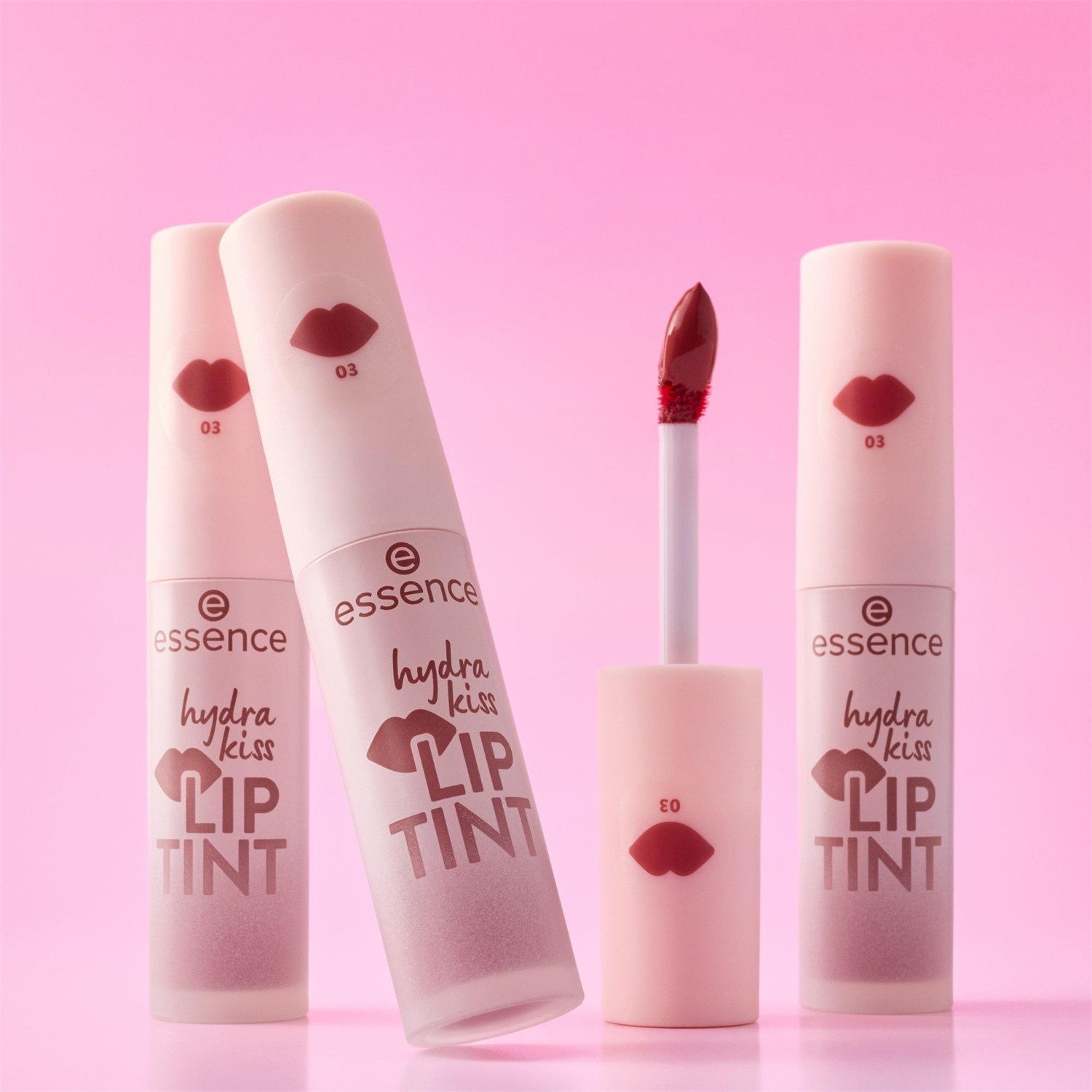 essence Hydra Kiss LIP TINT 4 ml - Rossetto liquido con effetto naturale e finitura radiosa