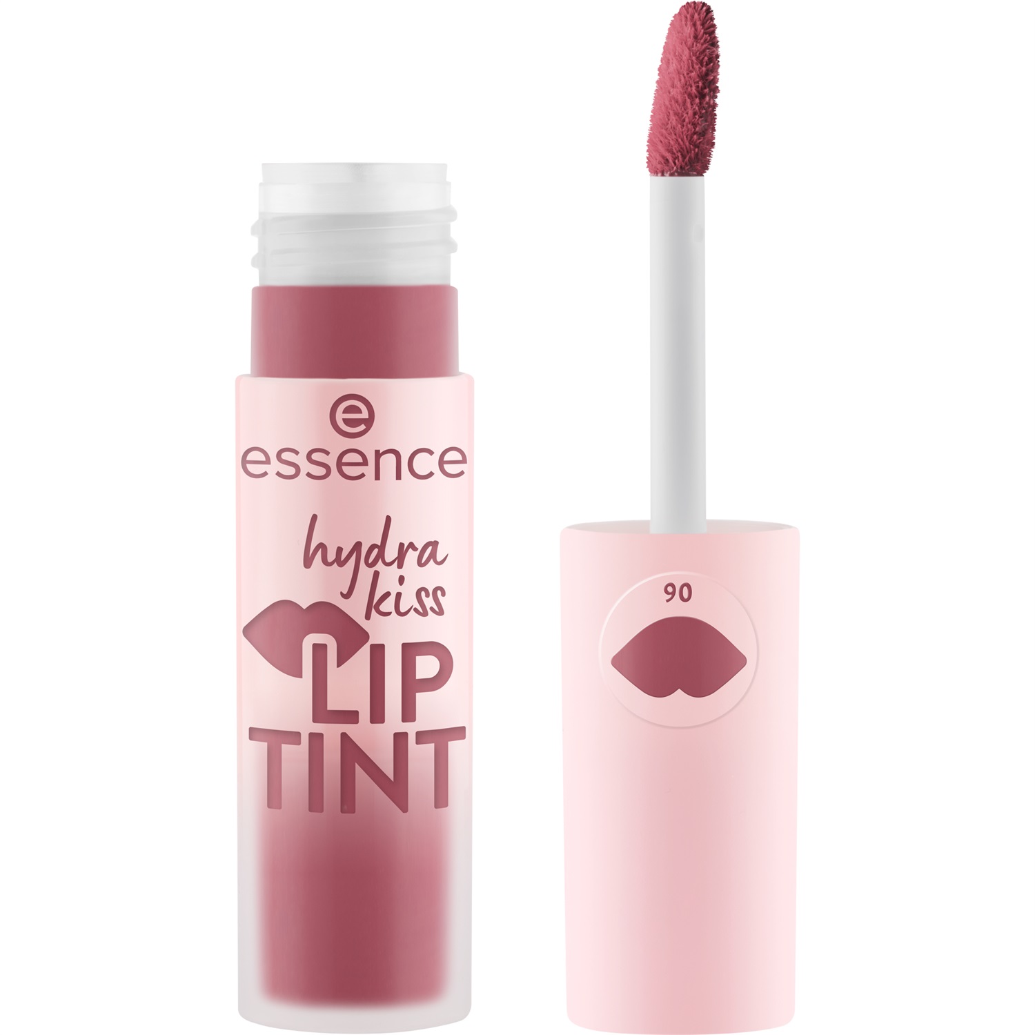 essence Hydra Kiss LIP TINT 4 ml - Rossetto liquido con effetto naturale e finitura radiosa, Nr. 06 Berry Crush