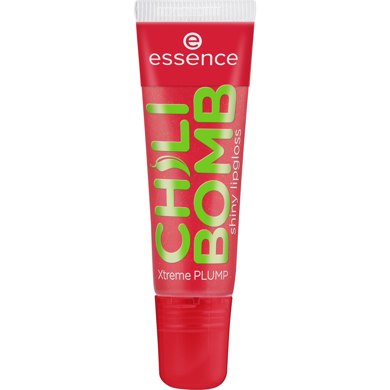 Essence Chili Bomb Lucidalabbra Volumizzante 10 ml - n. 01 Strawberry Salsa, Rosso Lucido e Profumo di Fragola