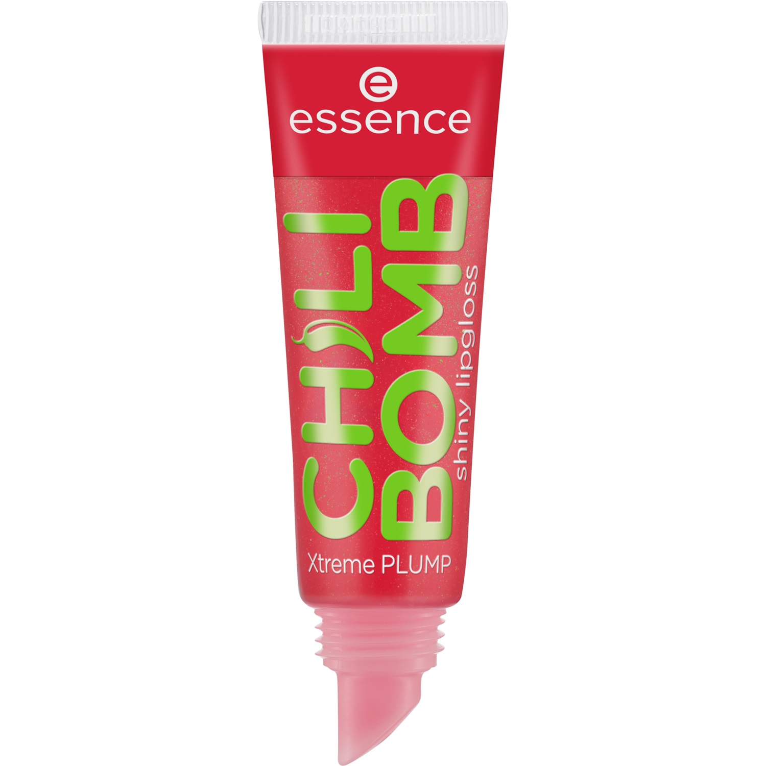 Essence Chili Bomb Lucidalabbra Volumizzante 10 ml - n. 01 Strawberry Salsa, Rosso Lucido e Profumo di Fragola