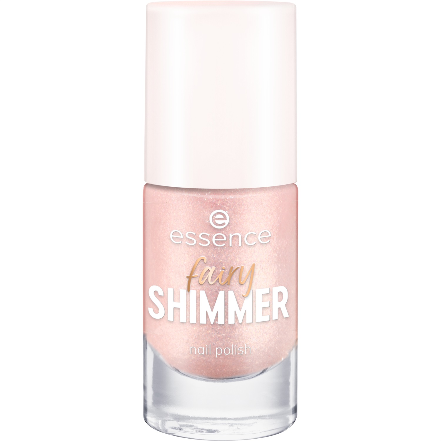 Essence Fairy SHIMMER Smalto per Unghie 8 ml Rosa Lilla con Pagliuzze Dorate