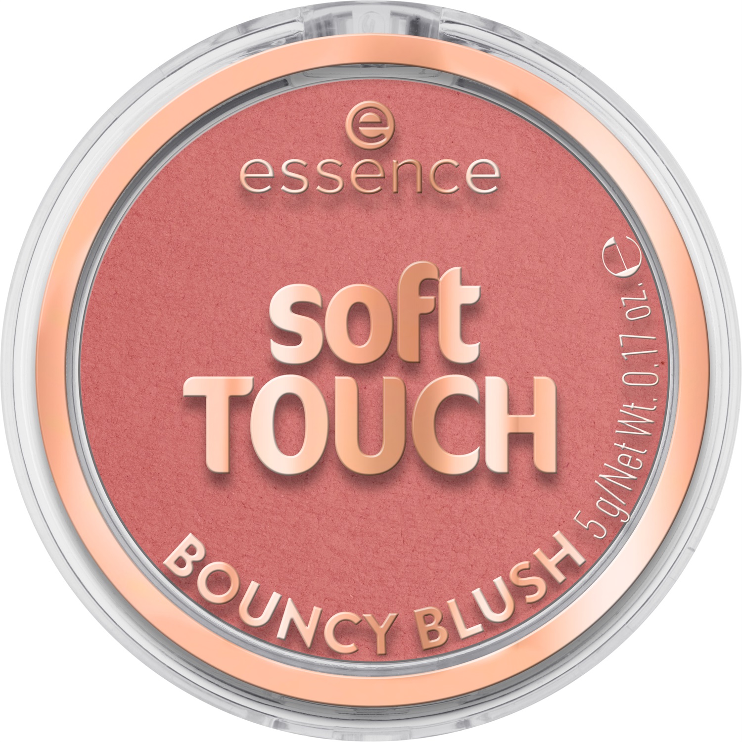 essence soft TOUCH BOUNCY BLUSH 5 g - Fard Nr. 10 Antique Bloom con texture cremosa e finitura setosa