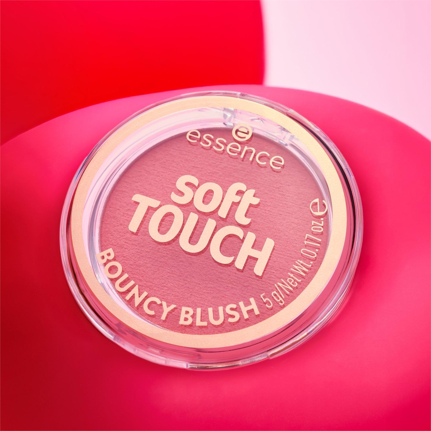 essence soft TOUCH BOUNCY BLUSH 5 g - Fard Nr. 10 Antique Bloom con texture cremosa e finitura setosa