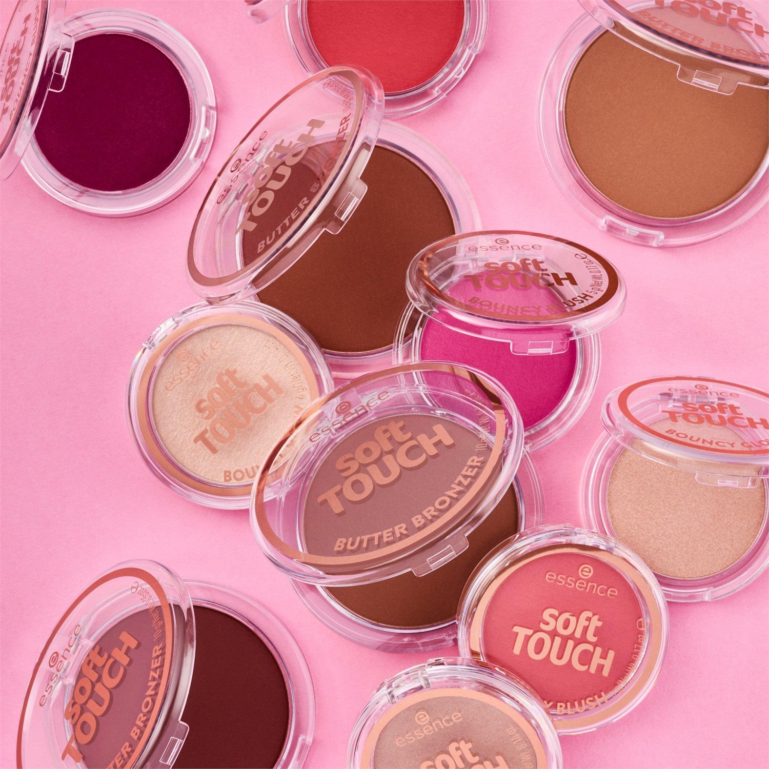 Essence Soft Touch Bouncy Blush cipria 5 g 20 electric peony Crema/polvere