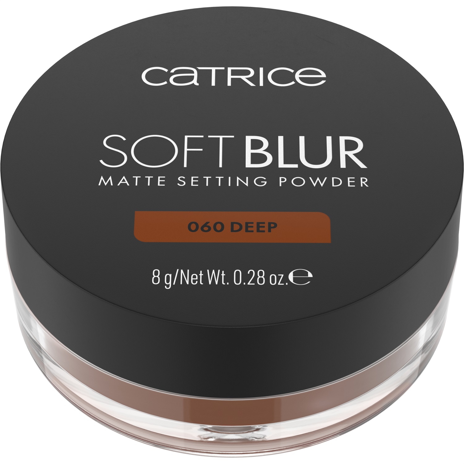 CATRICE Soft Blur Matte Setting Powder ombretto 8 g 060 060 - Deep Opaco