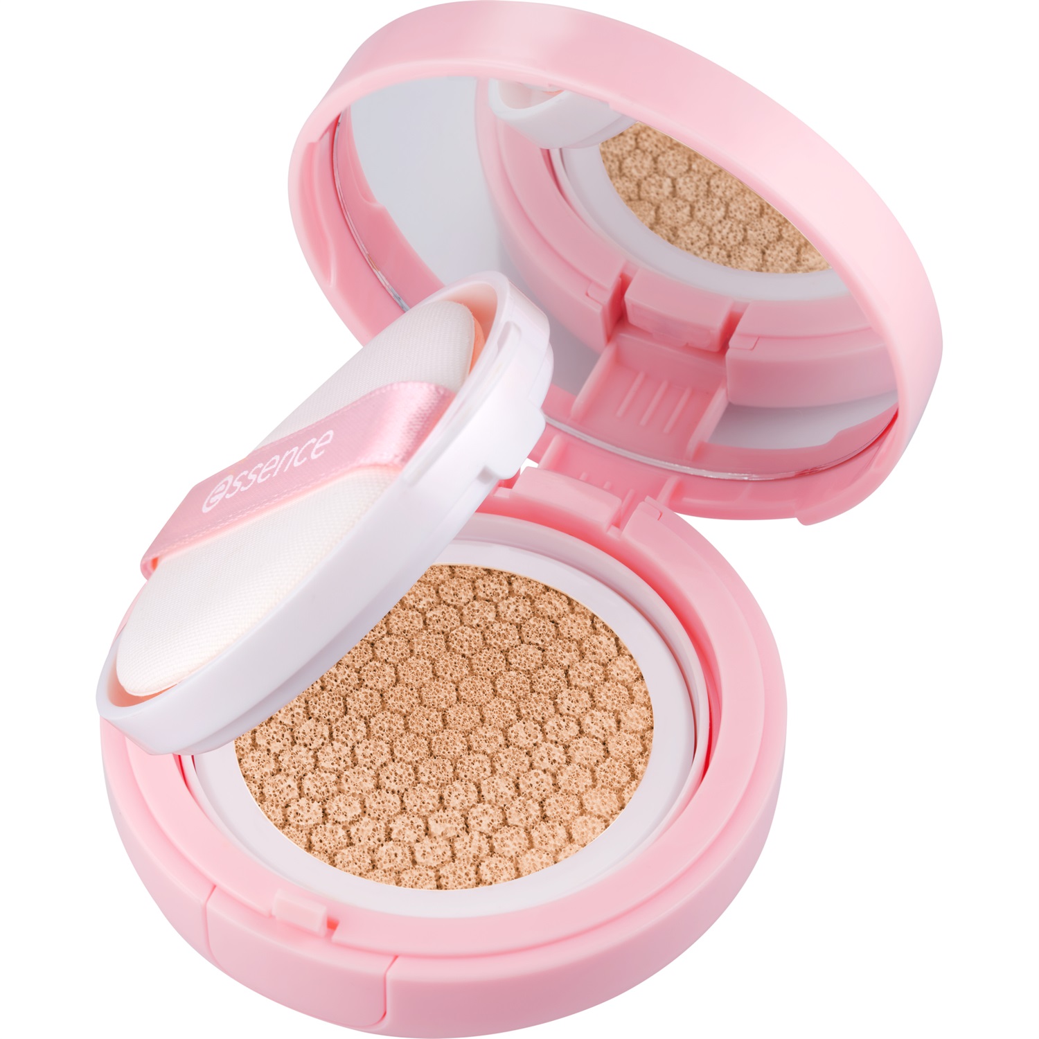 essence BRIGHTEN UP! Fondotinta cushion 12 g - Nr. 13 Almond, texture leggera e copertura costruibile