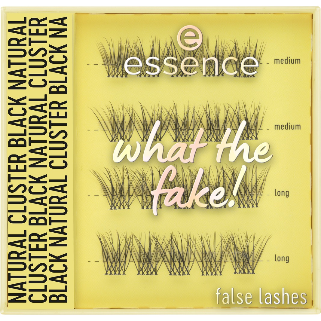 Essence what the FAKE! Ciglia finte in ciuffetti Nero