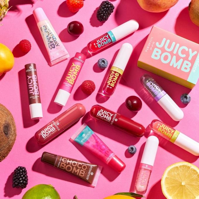 Essence JUICY BOMB lucidalabbra 2,6 ml 08 Pure Raspberry
