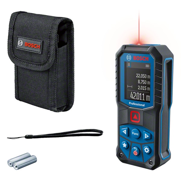 Bosch GLM 50-22 Professional - Distanziometro Laser IP65, Campo di Misura 0,05-50 m, Precisione ± 1,5 mm, Carcassa Antiurto