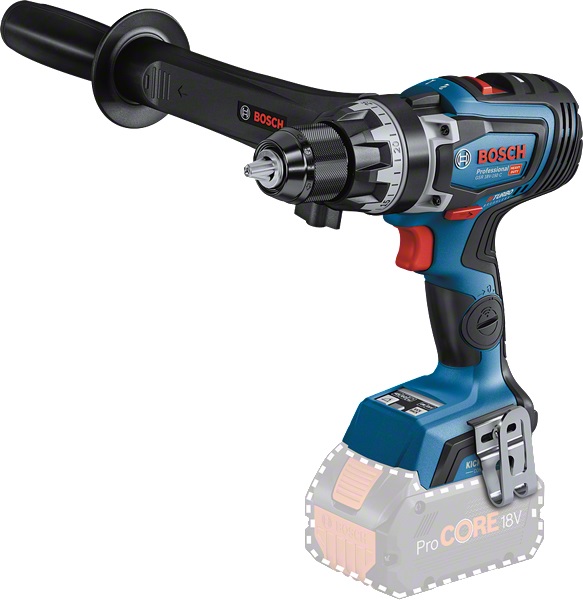 Bosch GSR 18V-150 C Professional - Trapano Avvitatore a Batteria 18V, Coppia Max 150 Nm, Motore Brushless, Diametro di Foratura Legno 15 cm, Acciaio 1,6 cm
