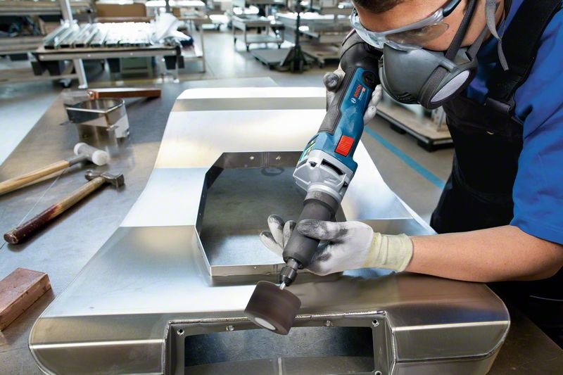 Bosch GGS 18V-10 SLC Professional Smerigliatrice Dritta 18V, 1,6 kg, Potenza 1000W