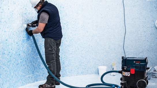 Bosch 2 608 900 035 Lama Diamantata per Utensili Multifunzionali - Diametro 8,5 cm, Adatta per Pannelli in Fibra di Cemento e Plastica, Confezione da 10 pz