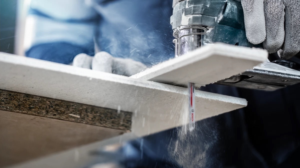 Bosch Expert T 341 HM - Lame per seghetto alternativo in Carburo, 3 pezzi, Lunghezza 132 mm, per Pannelli in Fibrocemento