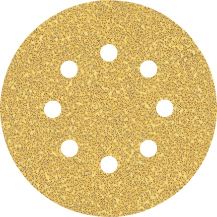 Bosch Expert C470 - 50x Carta Abrasiva Ø 125 mm, Grana 40, 8 Fori per Legno Duro e Vernice, Accessorio per Levigatrice Rotoorbitale