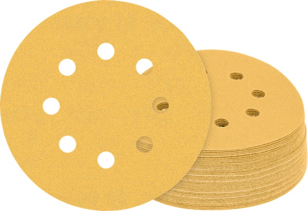 Bosch Expert C470 - 50x Carta Abrasiva Ø 125 mm, Grana 40, 8 Fori per Legno Duro e Vernice, Accessorio per Levigatrice Rotoorbitale