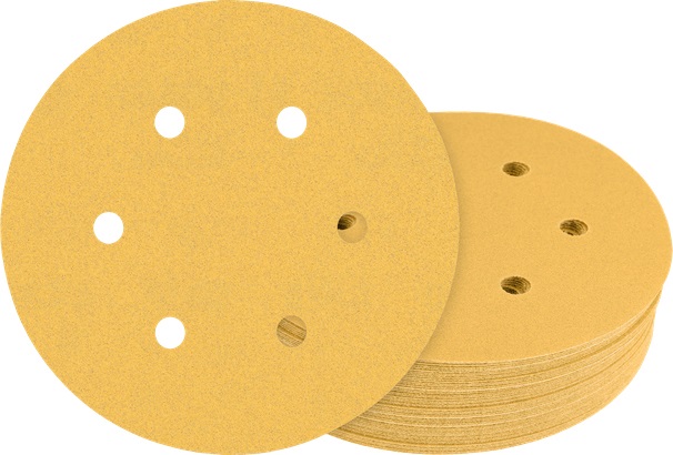 Bosch Professional 50x Carte Abrasive Expert C470 Ø 150 mm, Grana 180, 6 Fori per Legno Duro e Vernice su Legno - Accessori per Levigatrice Rotoorbitale
