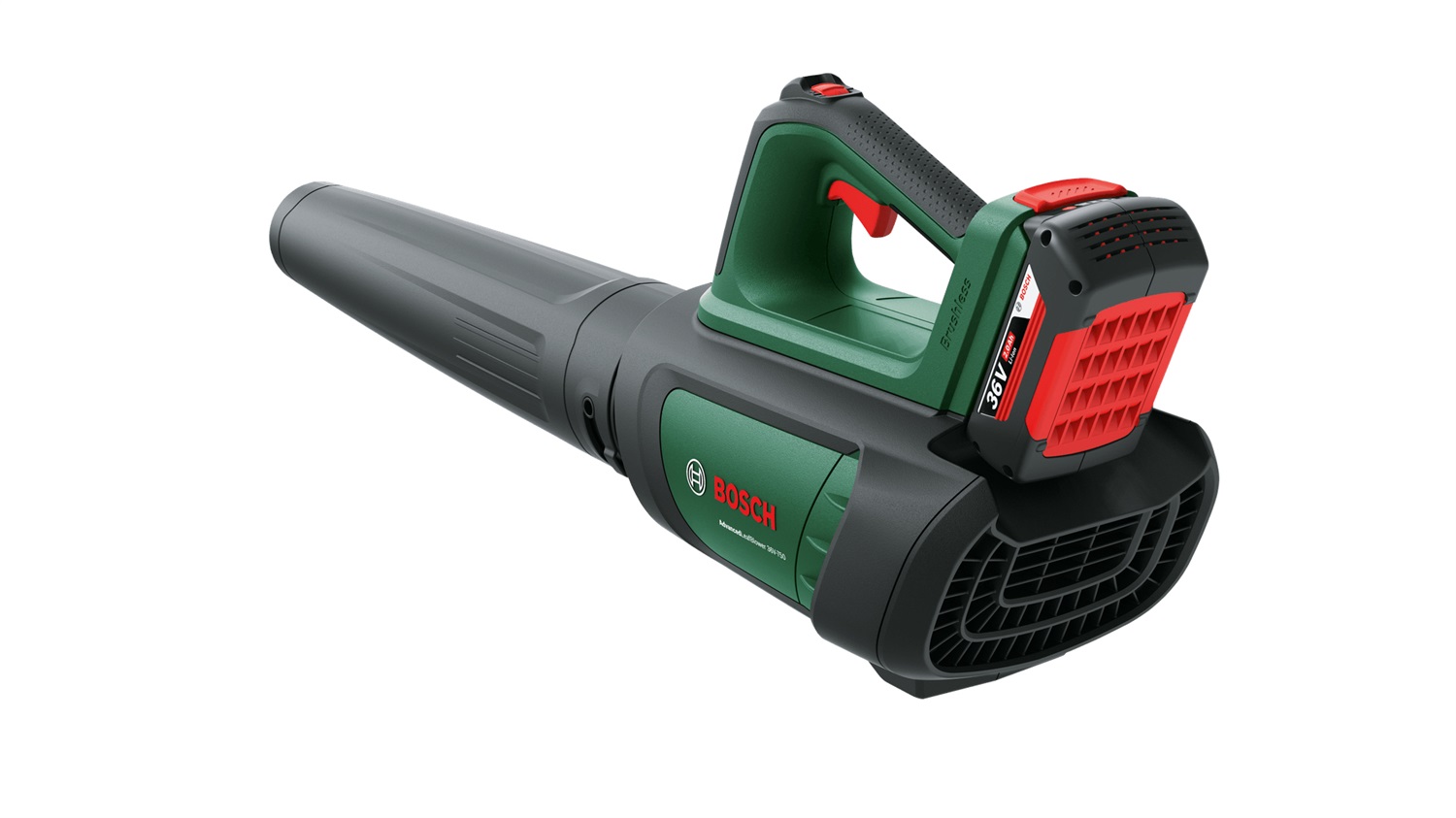 Bosch AdvancedLeafBlower 36V-750 - Soffiatore a batteria cordless 36V 2.0Ah con motore senza spazzole e velocità fino a 200 km/h