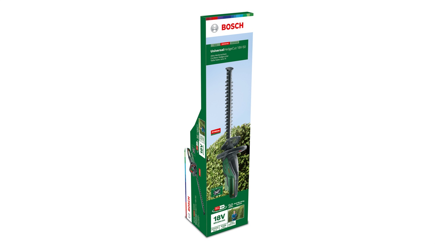 Bosch UniversalHedgeCut 18V-50 - Tagliasiepi a batteria 18V con lama da 50 cm, motore brushless, leggero (2,6 kg), senza batteria e caricabatterie