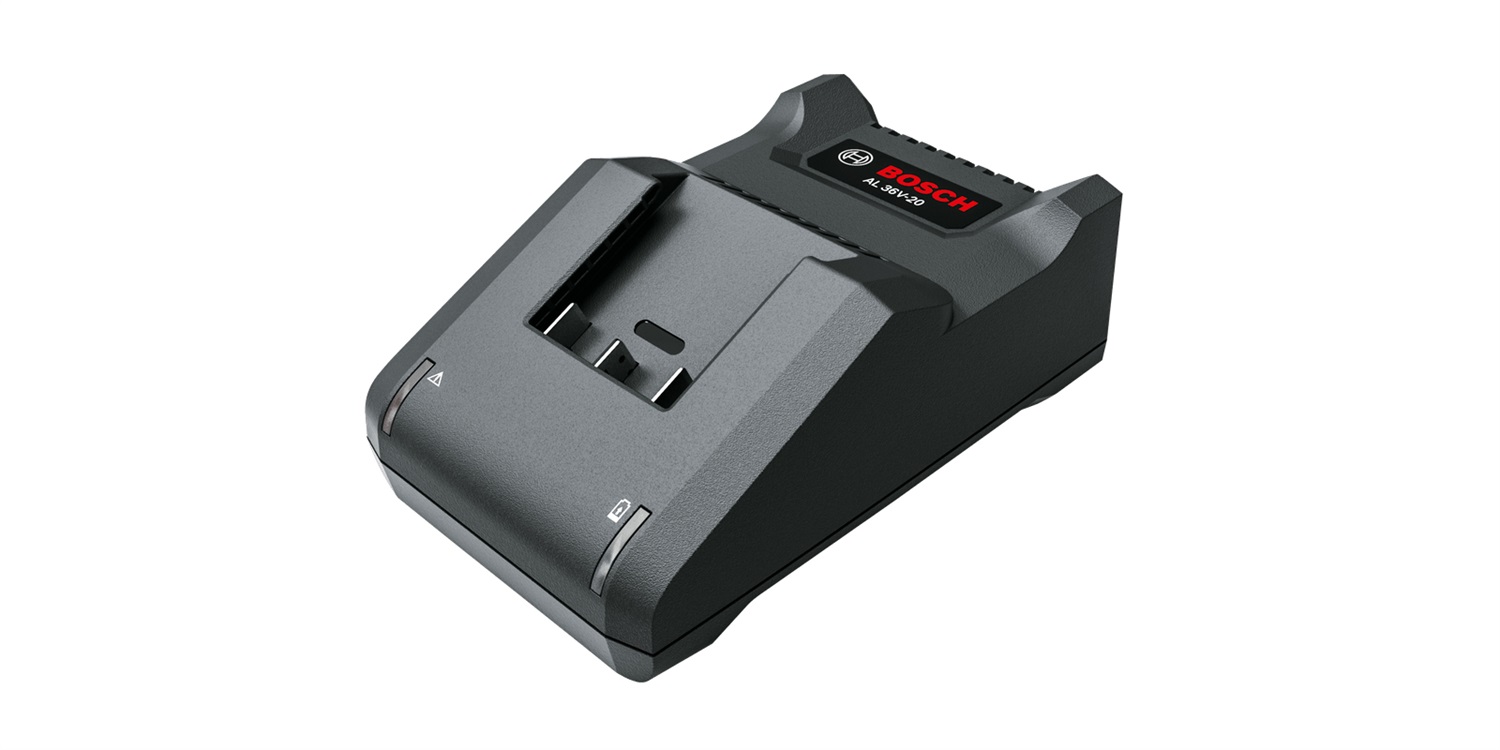 Bosch Kit Batteria 2,0 Ah Caricabatterie AL 36V-20 - Compatibile con Utensili Elettrici da Giardinaggio 36 V