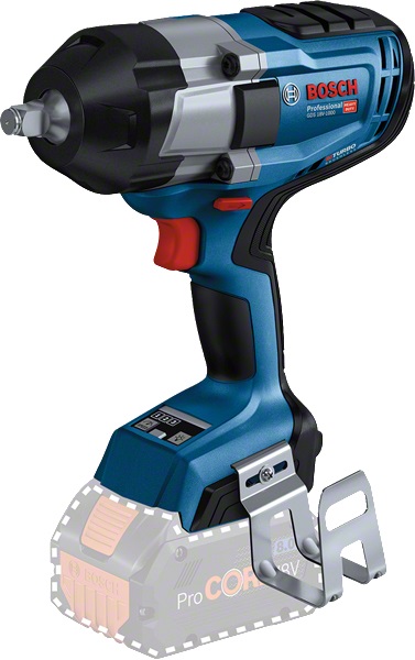 Bosch GDS 18V-1000 Professional - Avvitatore a Massa Battente Brushless, 1000 Nm di Coppia, 1600 Nm di Coppia di Rilascio, Solo Corpo
