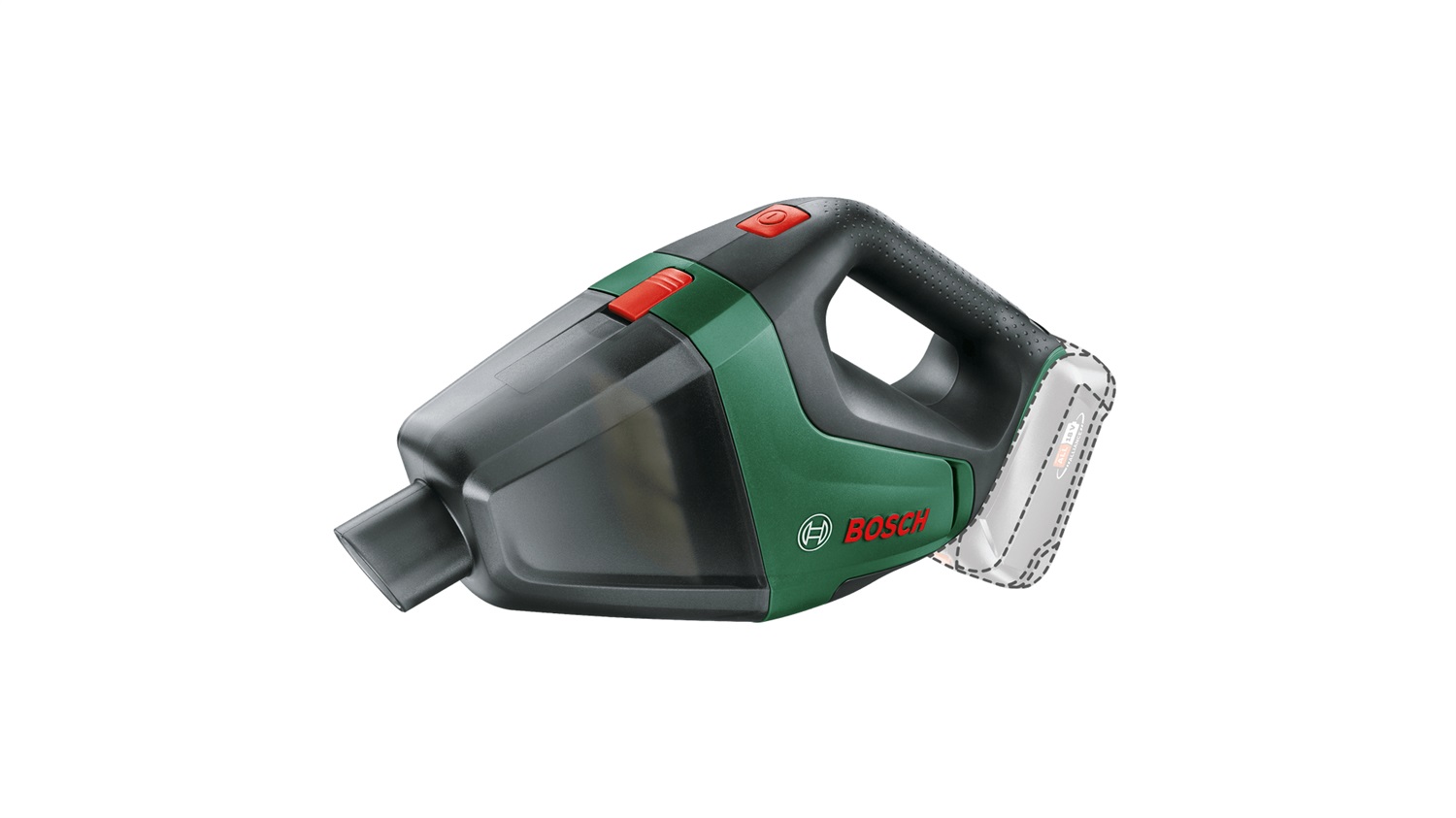 Bosch UniversalVac 18 Aspirapolvere a bastone 2 in 1 Senza sacchetto Batteria (senza batteria inclusa) con accessori