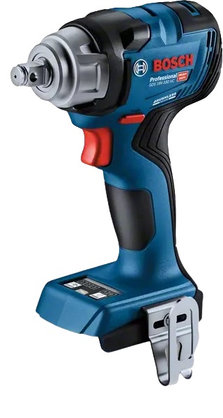 Bosch GDS 18V-330 HC Professional Avvitatore a Massa Battente a Batteria - 330 Nm Coppia Serraggio, 560 Nm Coppia Svitamento, 2800 Giri/min, Due Modalità Operative