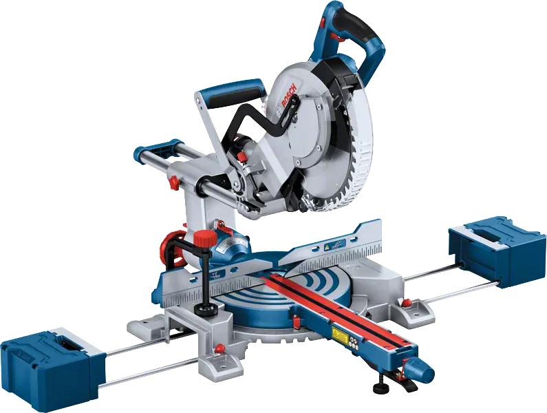 Bosch GCM 18V-254 D Professional - Troncatrice Radiale a Batteria Biturbo Brushless, Tagli fino a 90 x 305 mm, Inclusi Lama Circolare e Supporti