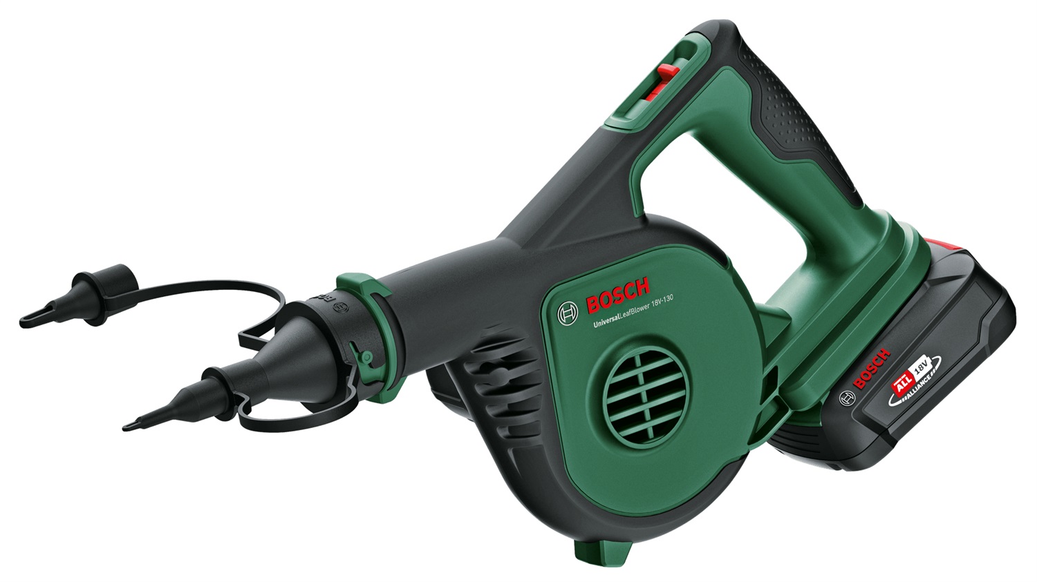 Bosch UniversalLeafBlower 18V-130 - Soffiatore a batteria leggero senza batteria e caricabatteria