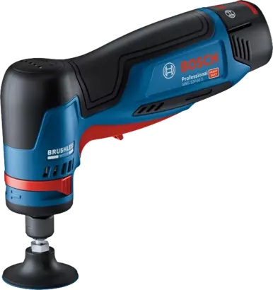 Bosch GWG 12V-50 S Professional Smerigliatrice Angolare a Batteria - Motore Brushless, Coppia Elevata, 5 Modalità di Regolazione, 15000 Giri/min, 530 g