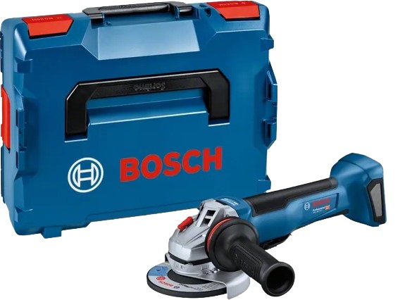 Bosch GWS 18V-10 P PROFESSIONAL Smerigliatrice Angolare 125 mm - Motore Brushless, Potenza Equivalente a 1000 W, Kickback Control, Freno Intelligente, Peso 1,9 kg