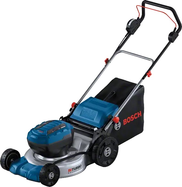 Bosch GRA 18V2-46 Tagliaerba a batteria 2x18V - Larghezza di taglio 46 cm, Motore brushless, Senza batterie e caricabatterie