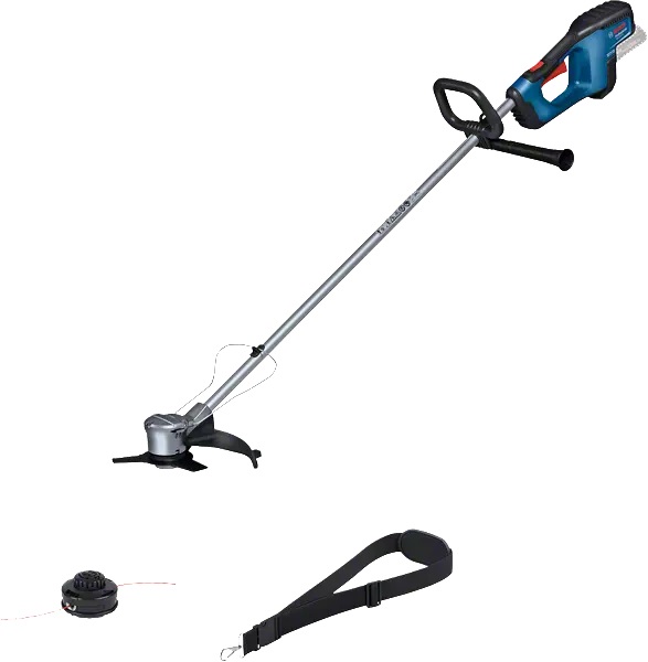 Bosch GFR 18V-23 Professional - Decespugliatore a batteria 33 cm, Motore Brushless, 18V, Senza batteria e caricabatterie