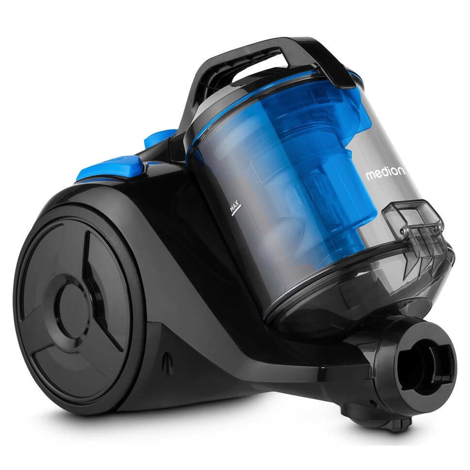 MEDION E2001 Aspirapolvere Ciclonico Senza Sacco 800 W con Serbatoio da 2 L e Filtro HEPA Lavabile