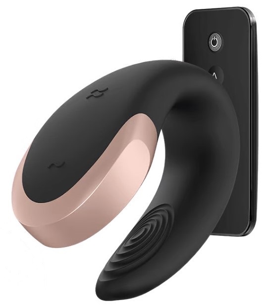 Satisfyer Double Love Vibratore di coppia Ambidestro