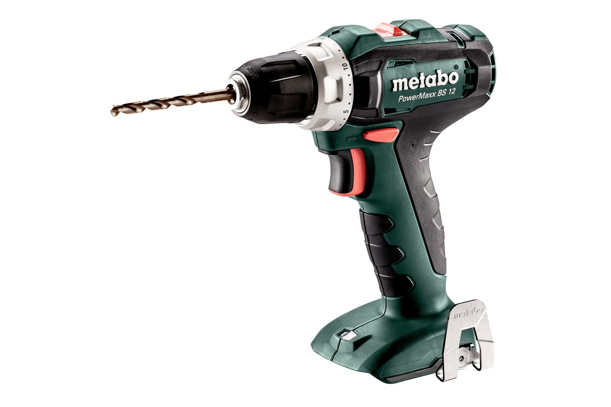 Metabo PowerMaxx BS 12 - Trapano avvitatore 12V Li-Ion leggero e compatto con luce LED