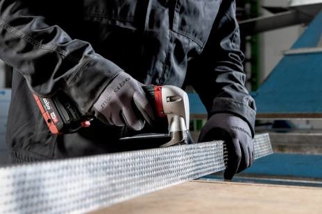 Metabo Cesoie per Lamiera a Batteria SCV 18 LTX BL - Maneggevoli, Taglio Senza Sbavature e Curvatura per Raggi Stretti