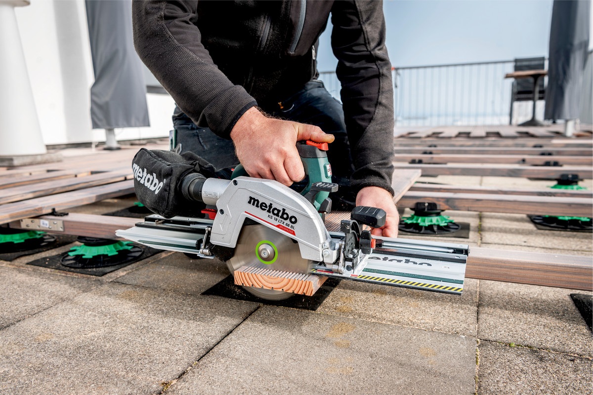 Metabo KFS 44 Guida di Taglio 440 mm - Compatibile con Seghe Circolari, Soluzione Mobile per Tagli Precisi