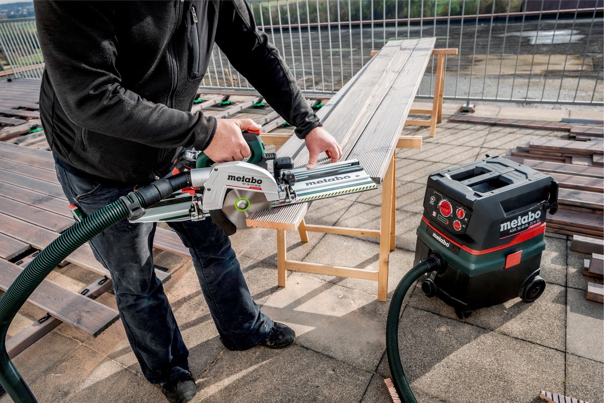 Metabo KFS 44 Guida di Taglio 440 mm - Compatibile con Seghe Circolari, Soluzione Mobile per Tagli Precisi