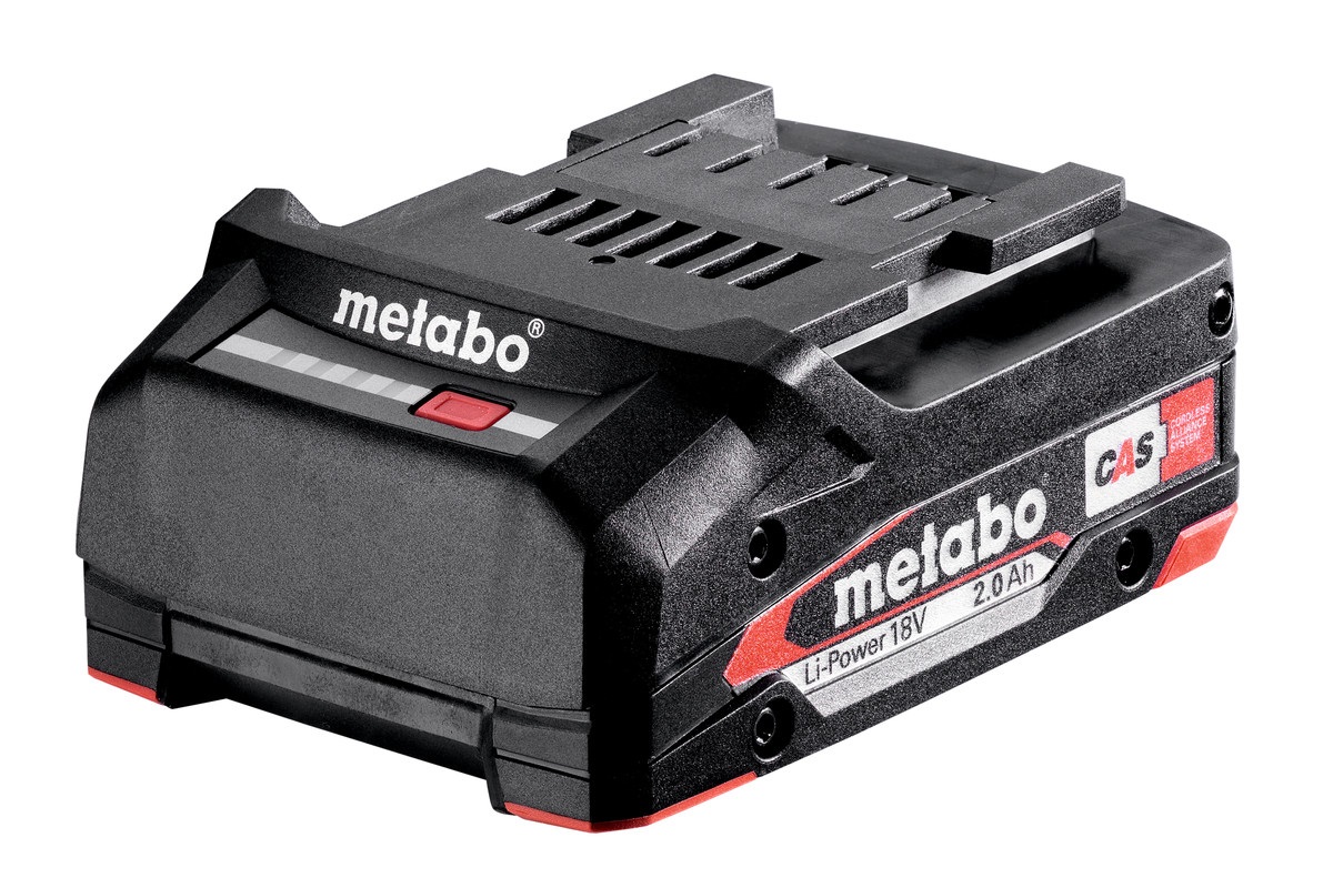 Metabo 625026000 Batteria Li-Power 18V 2.0Ah per Utensili Elettrici