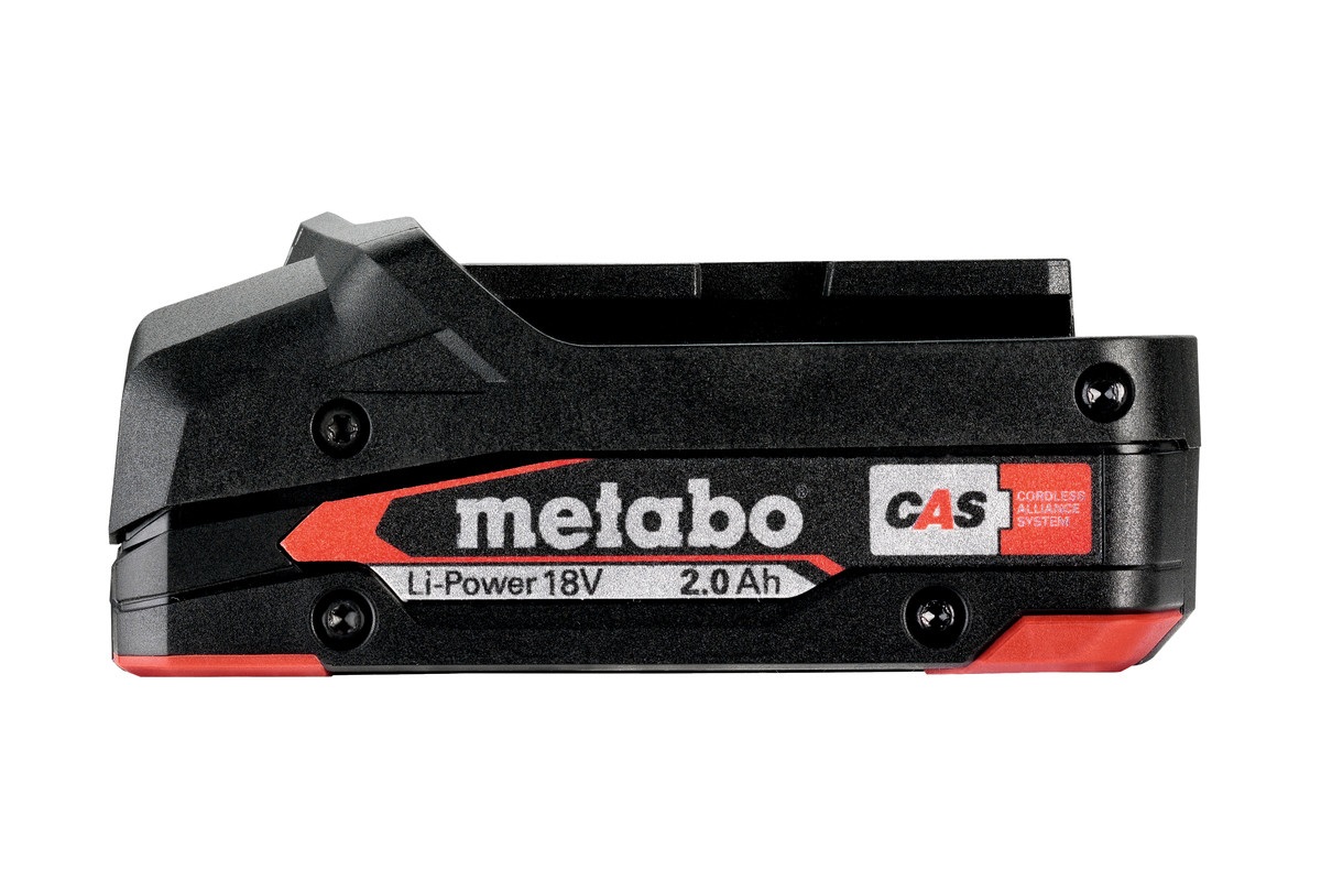 Metabo 625026000 Batteria Li-Power 18V 2.0Ah per Utensili Elettrici