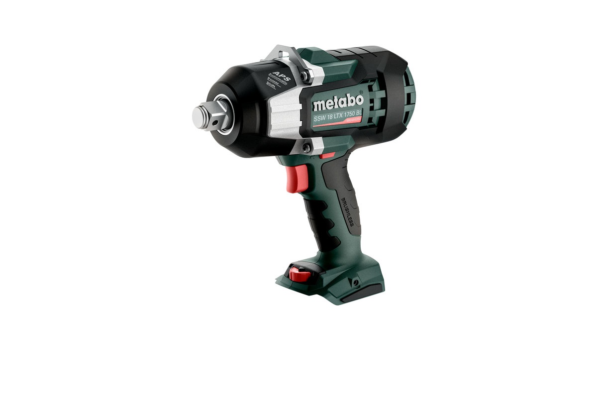Metabo SSW 18 LTX 1750 BL - Avvitatore a impulsi a batteria con motore Brushless, 1750 Nm, 1650 Giri/min, quadro 3/4 Pollici